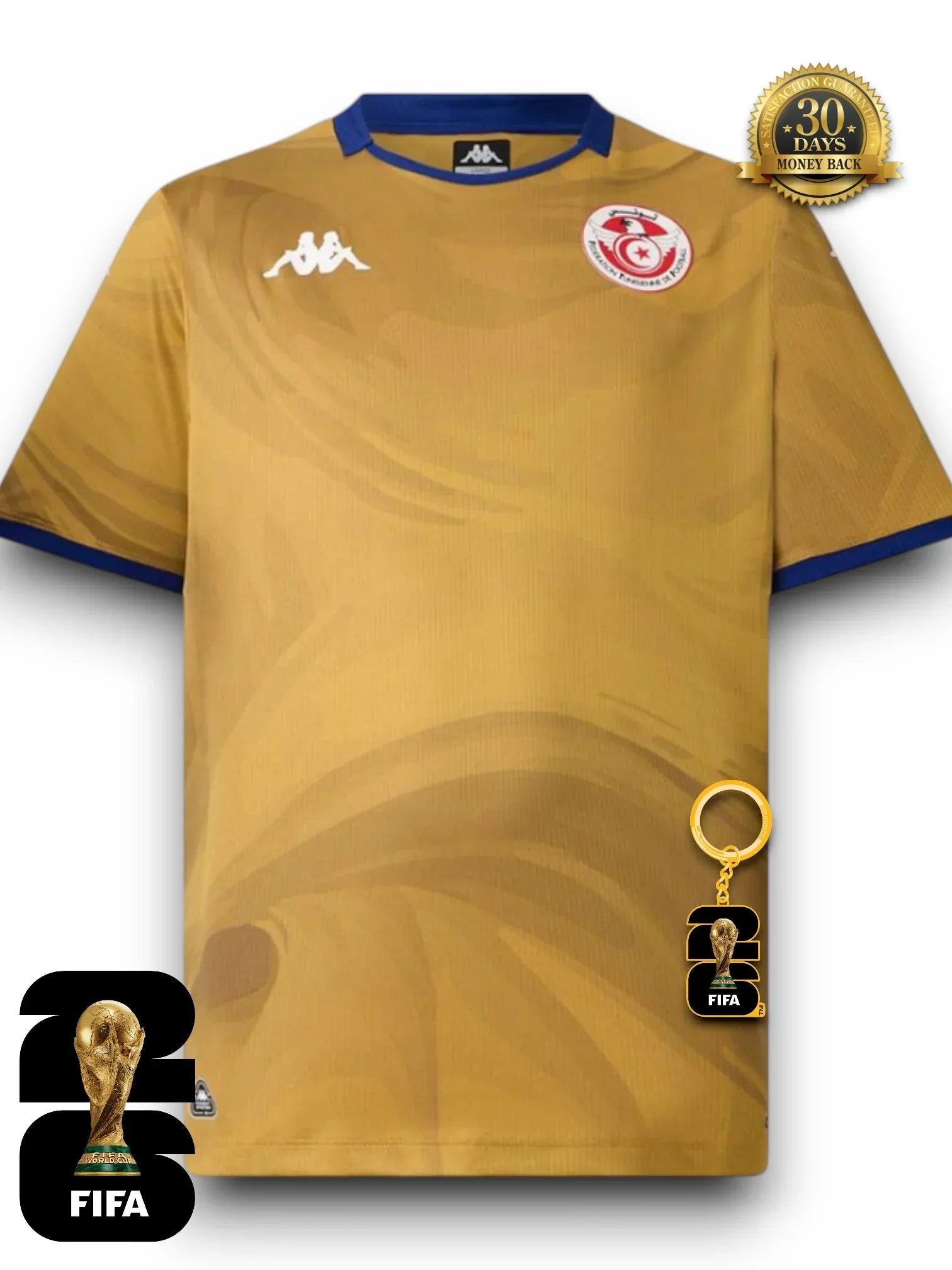 Tercera camiseta de Túnez para la Copa del Mundo 2026