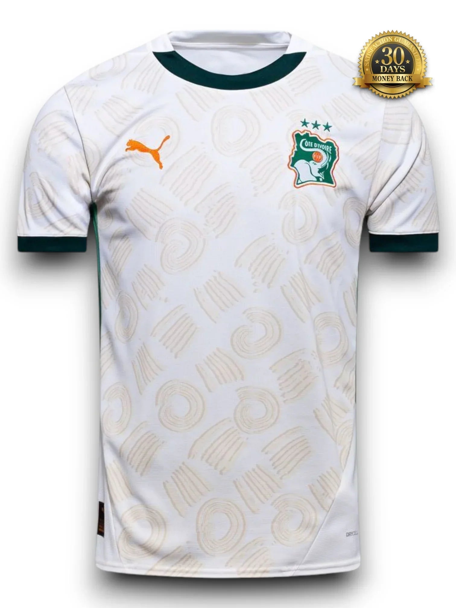 Camiseta de visitante de Costa de Marfil 2025