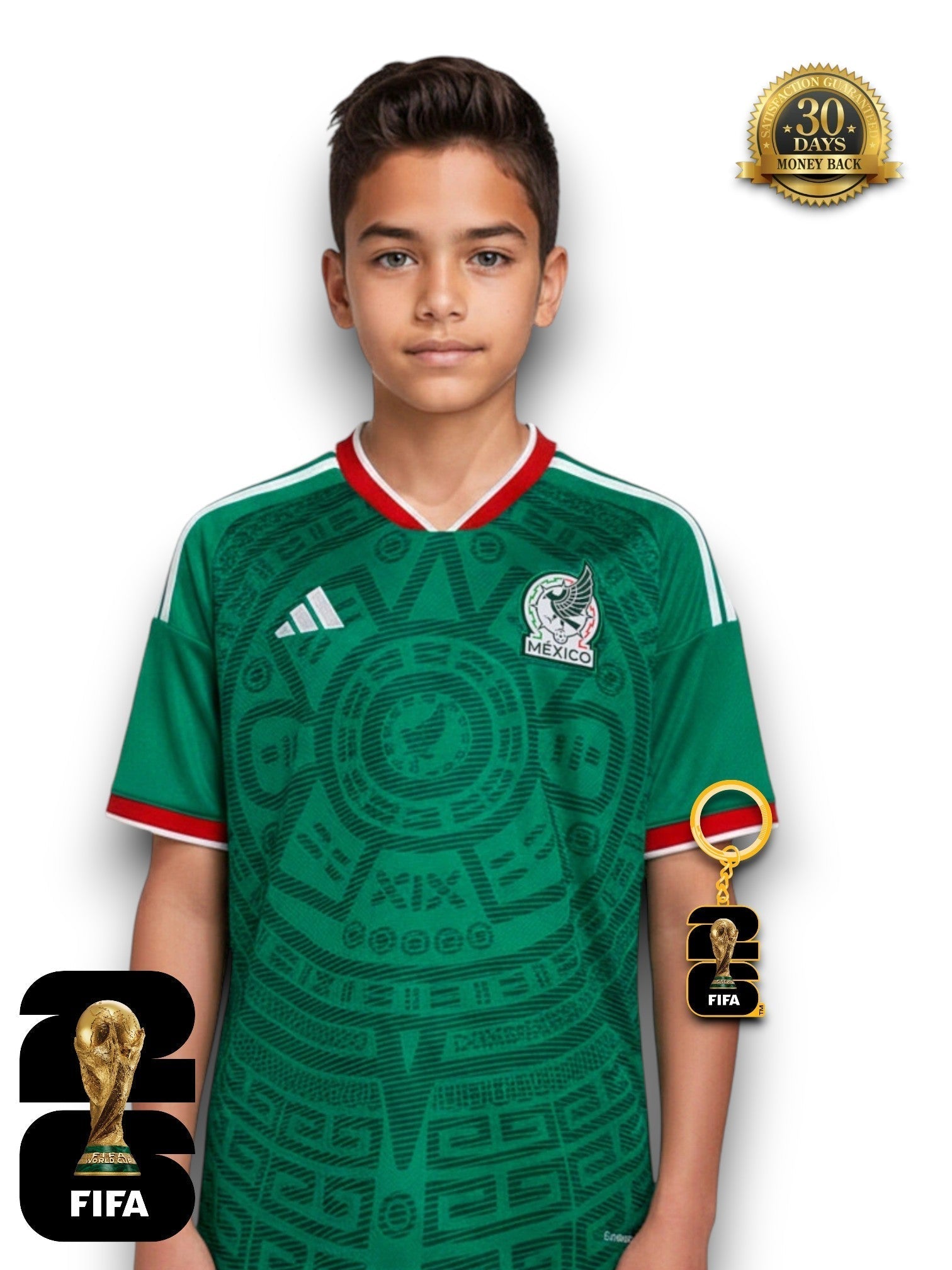 Kit Niños México Jersey Mundial 2026