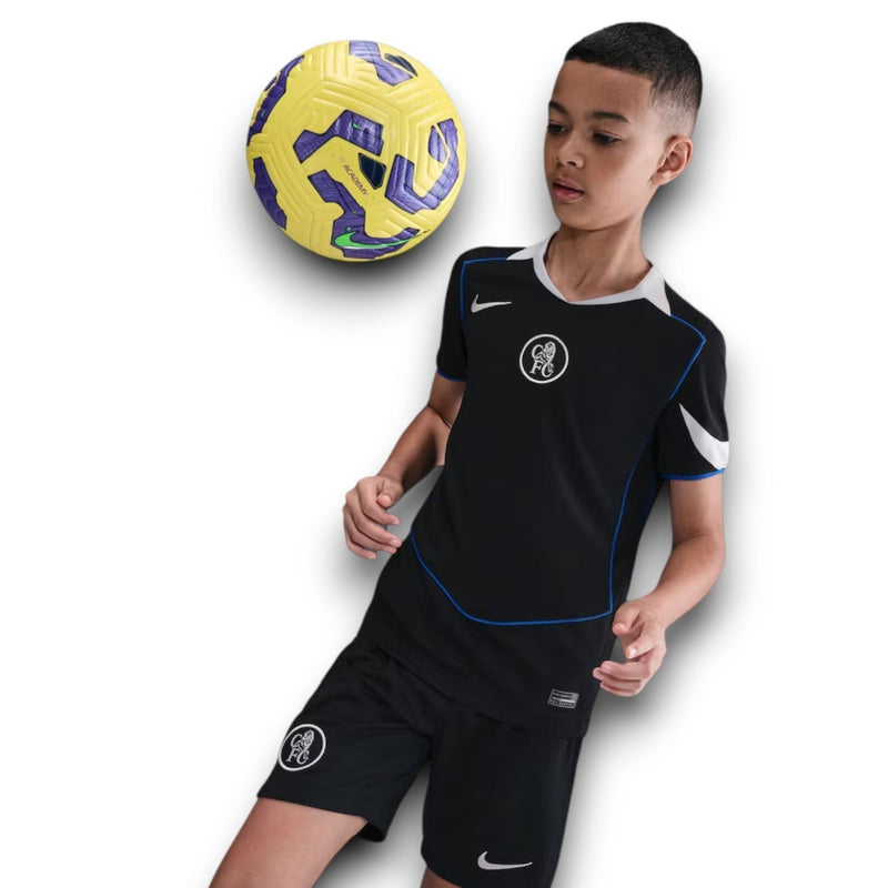 Kit de la tercera equipación del Chelsea para niños 2025/2026