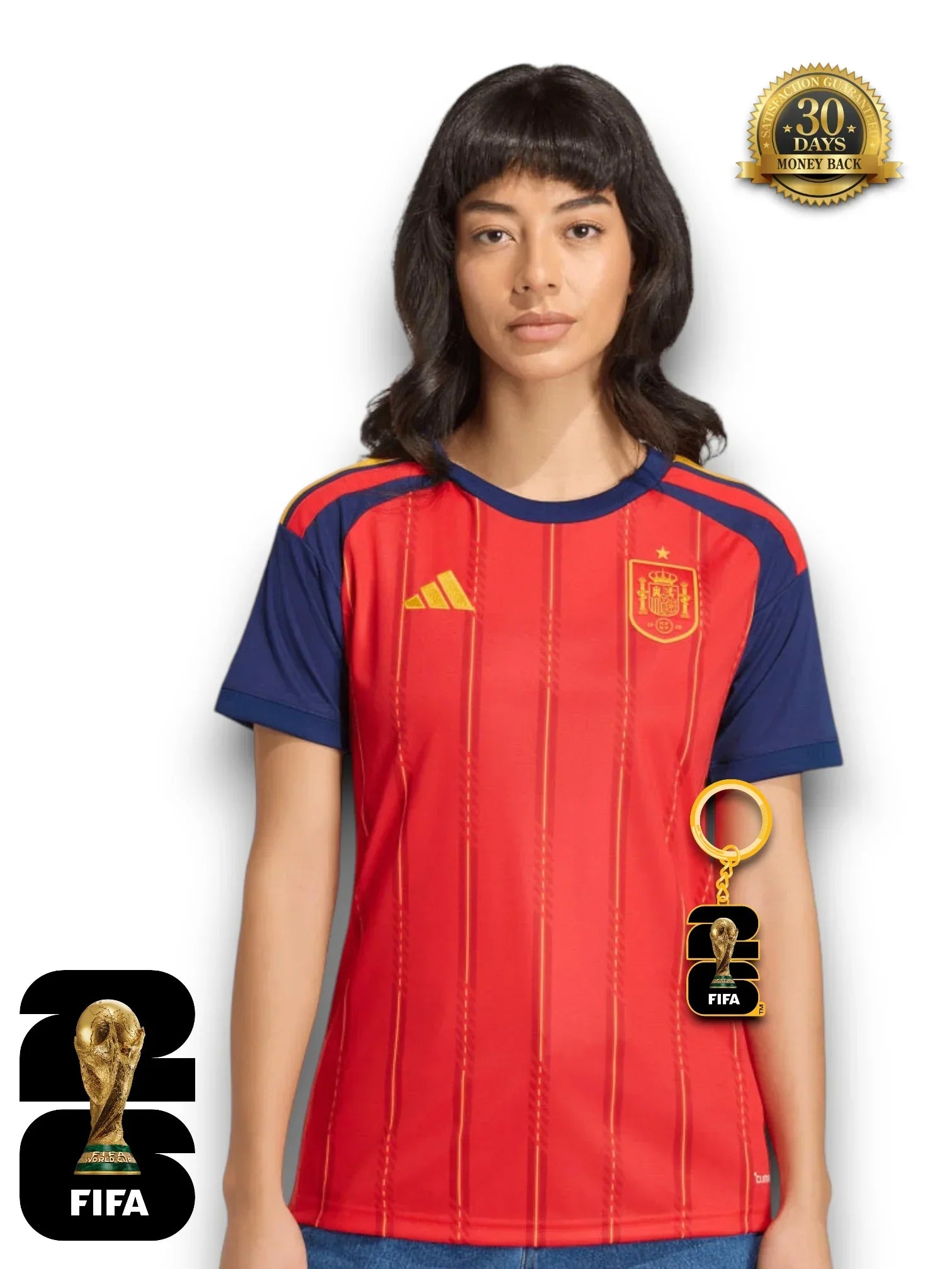 Camiseta del Mundial 2026 de España - Mujer