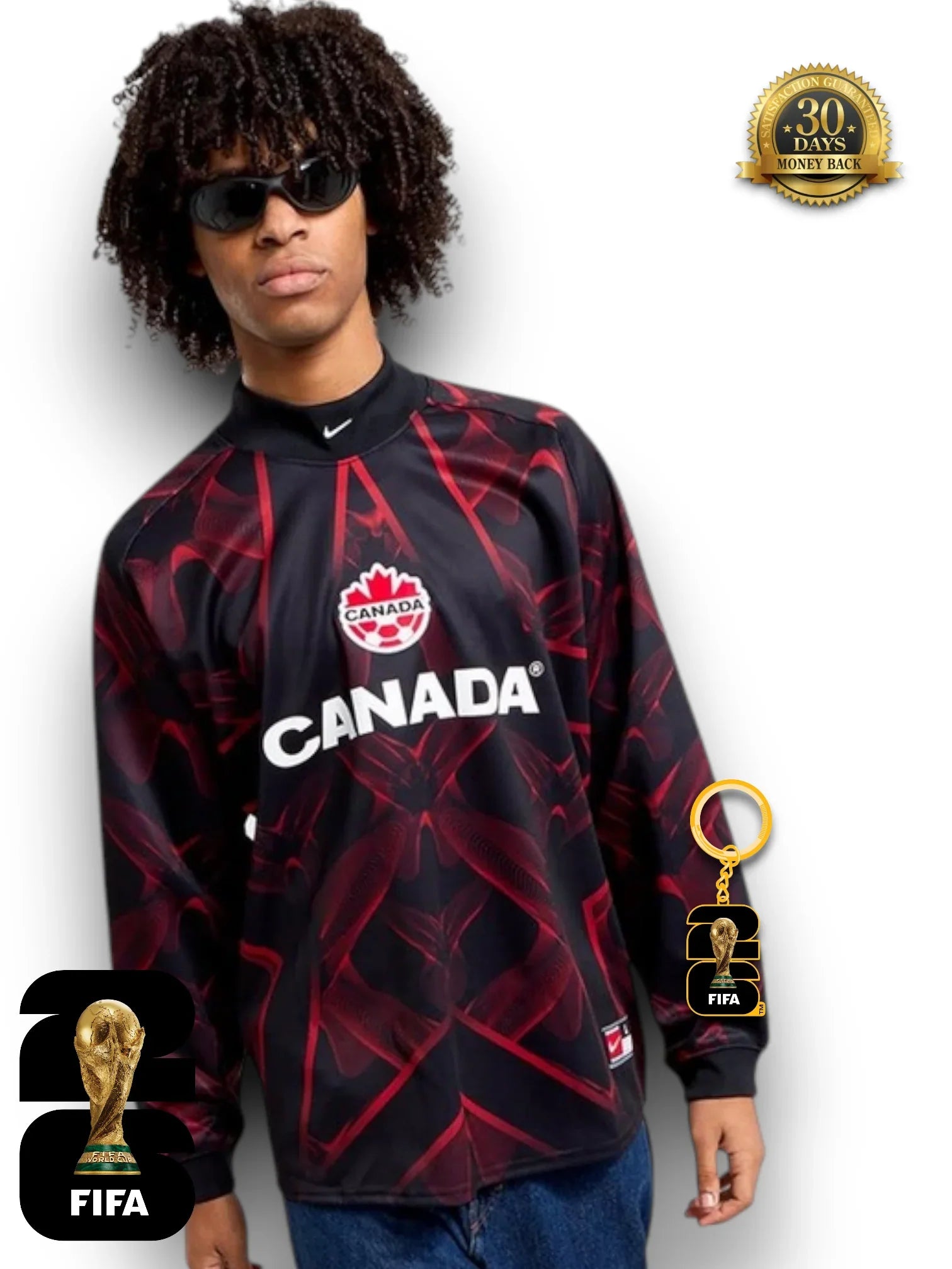 Camiseta de Portero Mundial Canadá 2026 - Manga Larga