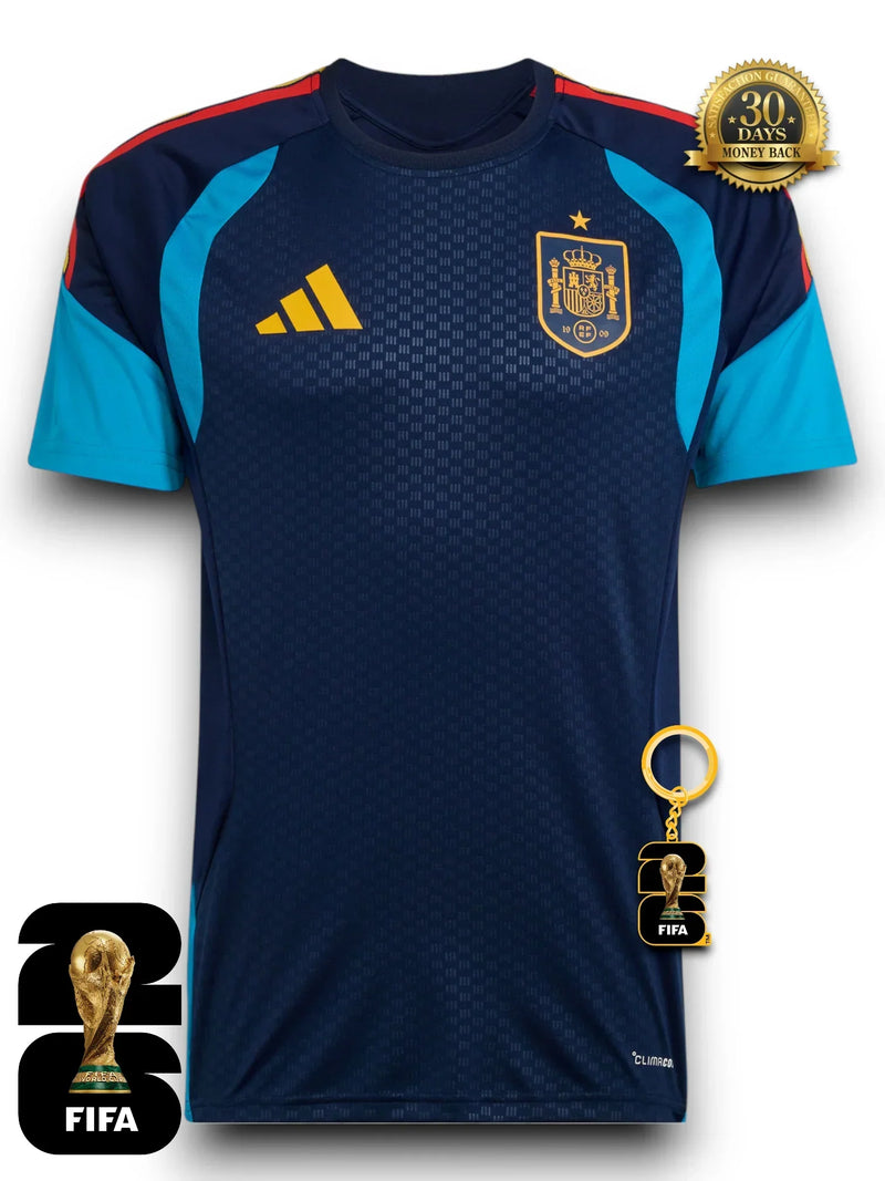 Camiseta azul marino de entrenamiento de España para el Mundial 2026