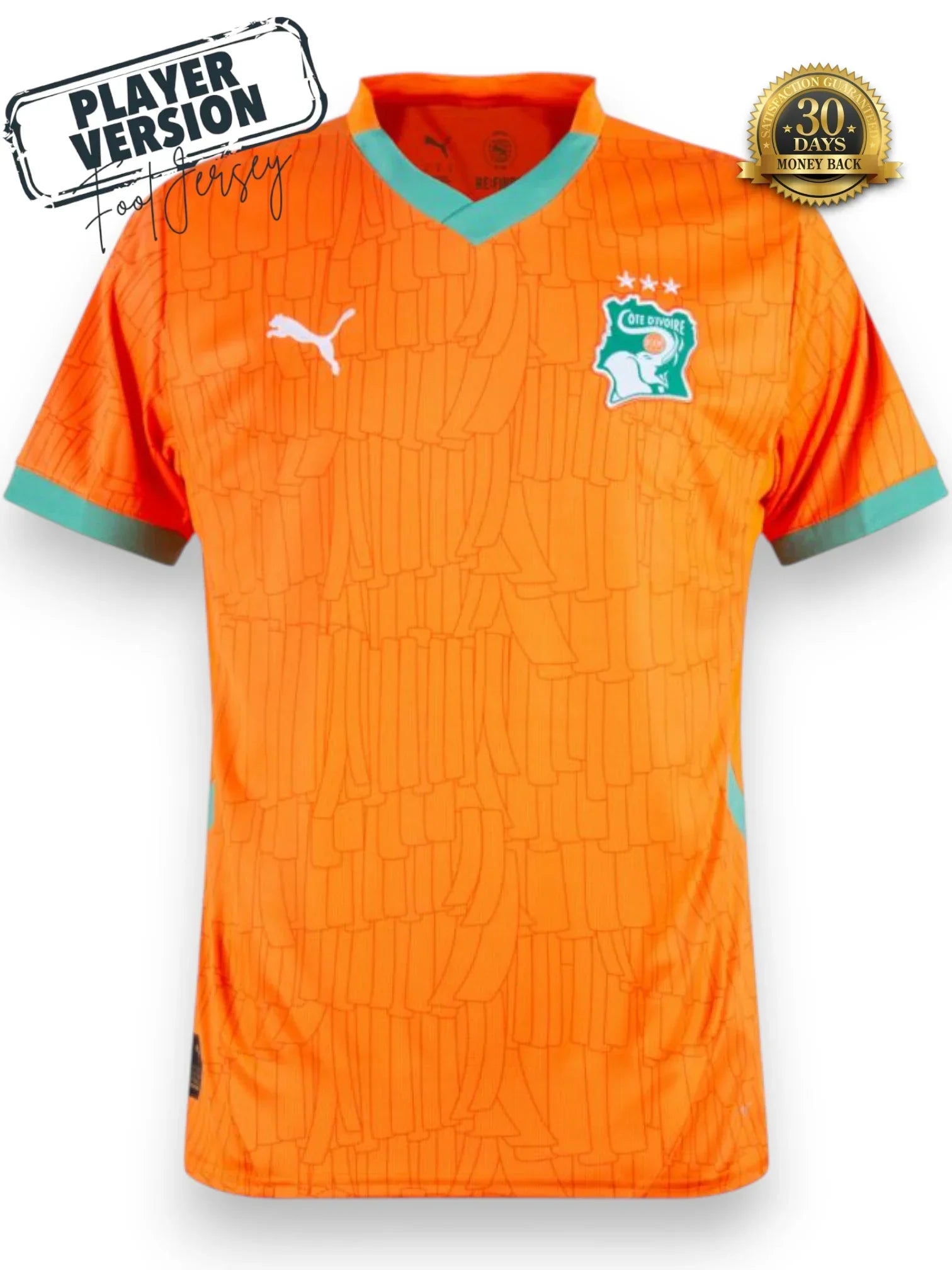 Maglia Home Costa d'Avorio 2025 - Versione Giocatore