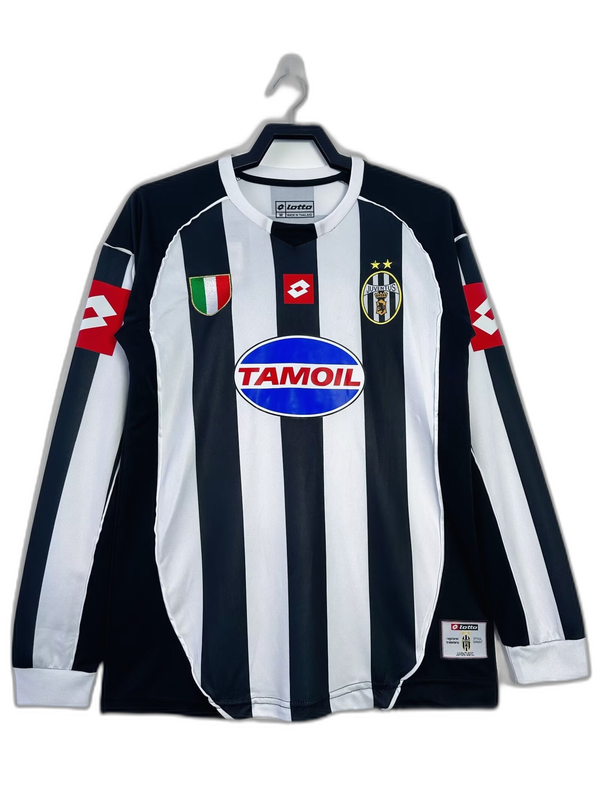 Juventus 02/03 I Camiseta Local - Versión Retro Manga Larga