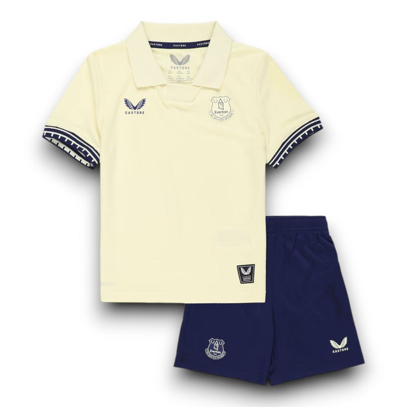 Completo Trasferta Everton per Bambini 2025/26