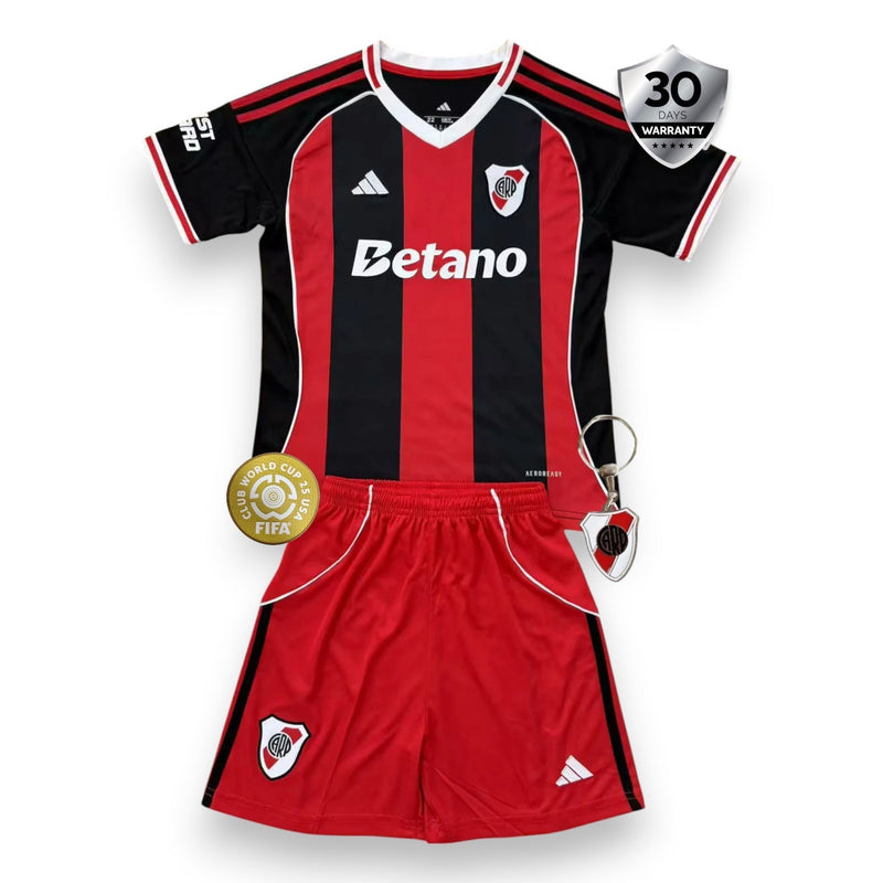 Completo gara River Plate trasferta 2025/26 per bambini