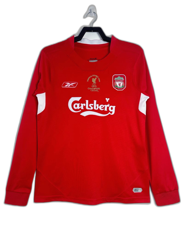 Liverpool 04/05 I Camiseta de Local - Versión Retro Manga Larga