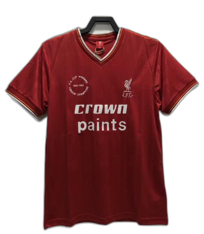 Liverpool 85/86 I Camiseta de Local - Versión Reto