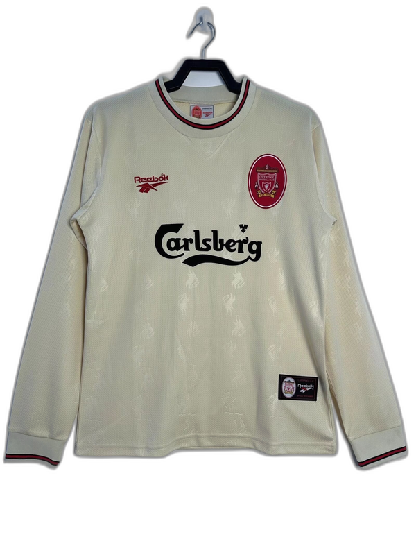 Camiseta del Liverpool 96/97 II Visitante - Versión Retro de Manga Larga