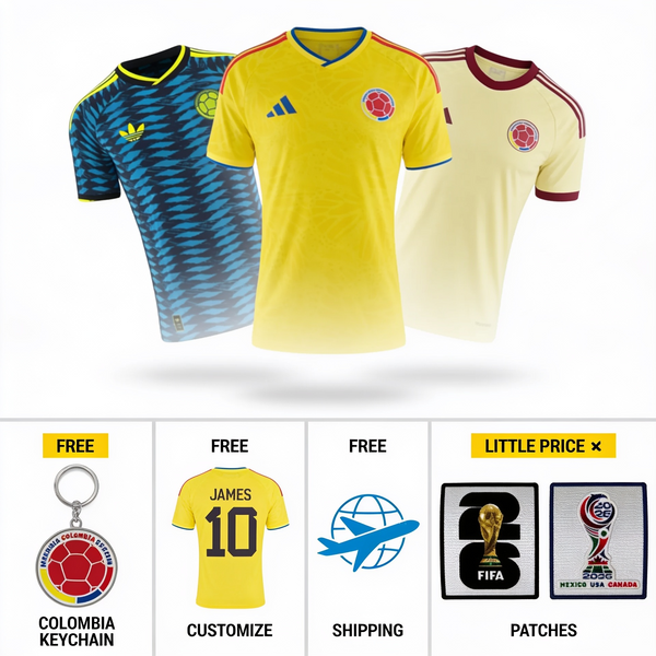 COMBO Colombia Home 2026 Fifa World Cup, Away 2026 and Special 2026.