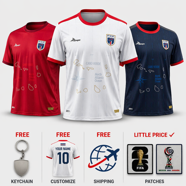 COMBO Cape Verde Fifa World Cup 2026- Home 26/27, Away 26/27 and Special 26/27
