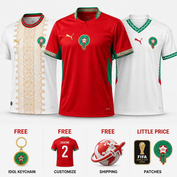 COMBO Morocco Home and Away 26/27 and Away 25/26