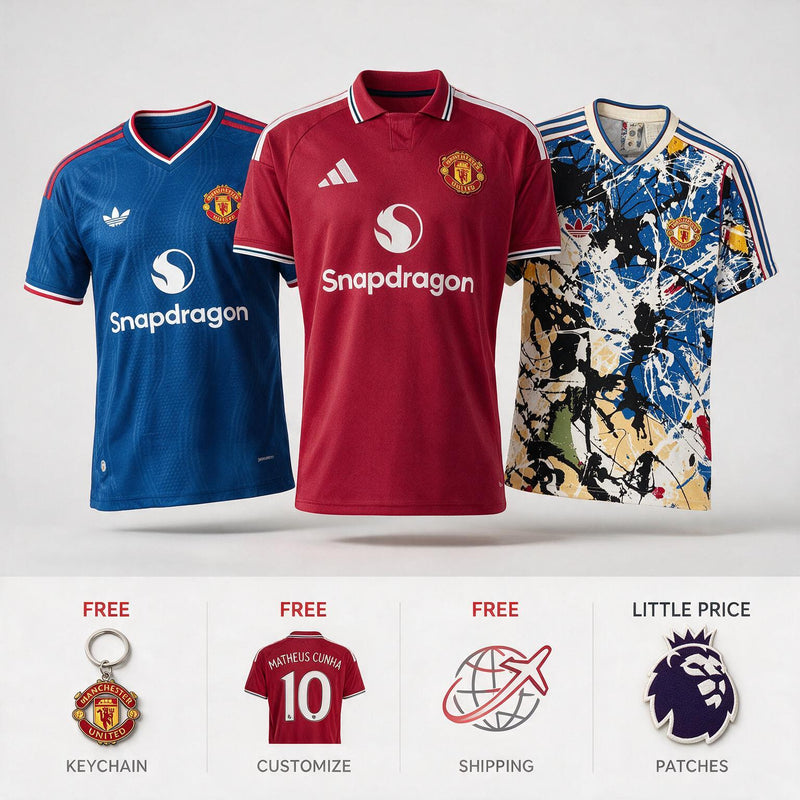 Combo Manchester United 26/27 - Home, Away and Special