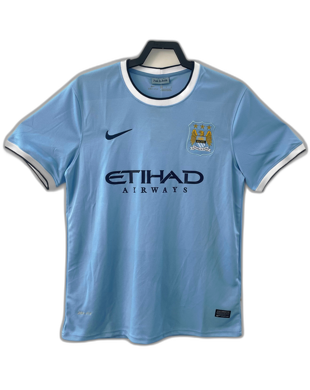 Manchester City 13/14 I Camiseta Local - Versión Retro