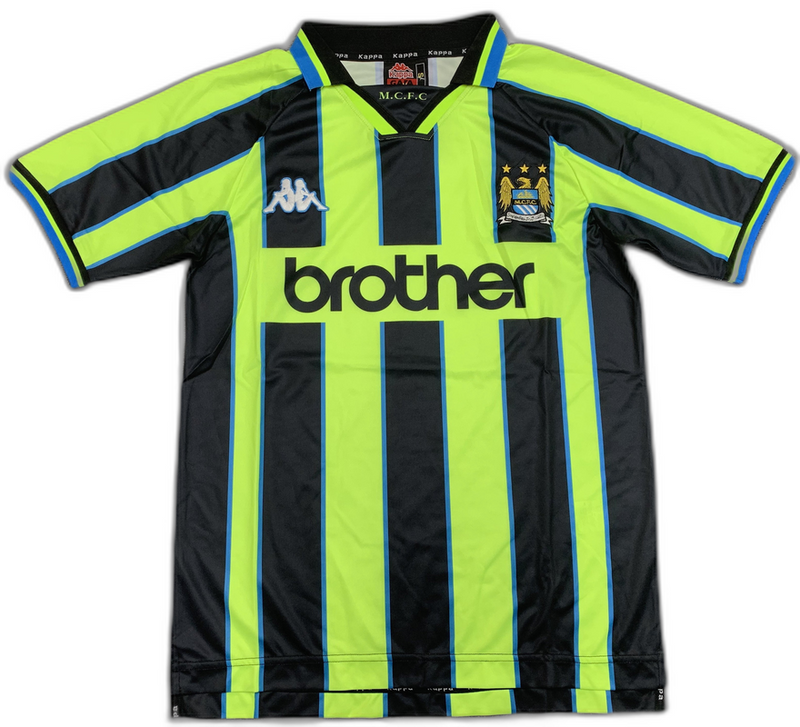 Camiseta de Visitante del Manchester City 98/99 II - Versión Retro