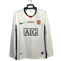Camiseta de visitante retro de manga larga del Manchester United 08/09 II