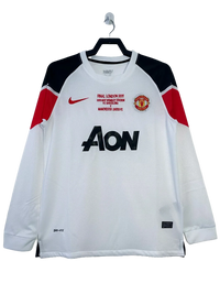 Manchester United 10/11 II Camiseta de Visitante - Versión Retro Manga Larga