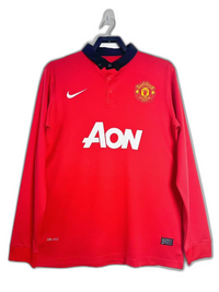 Manchester United 13/14 I Maglia Casa - Versione Retrò Manica Lunga
