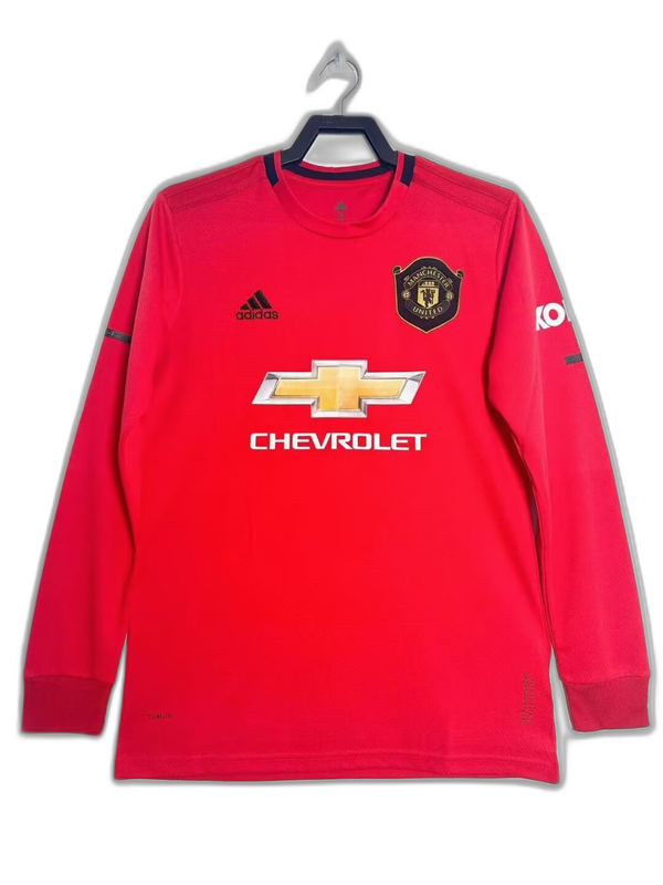 Manchester United 19/20 I Camiseta Local - Versión Retro Manga Larga