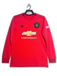 Manchester United 19/20 I Maglia Home - Versione retrò a maniche lunghe