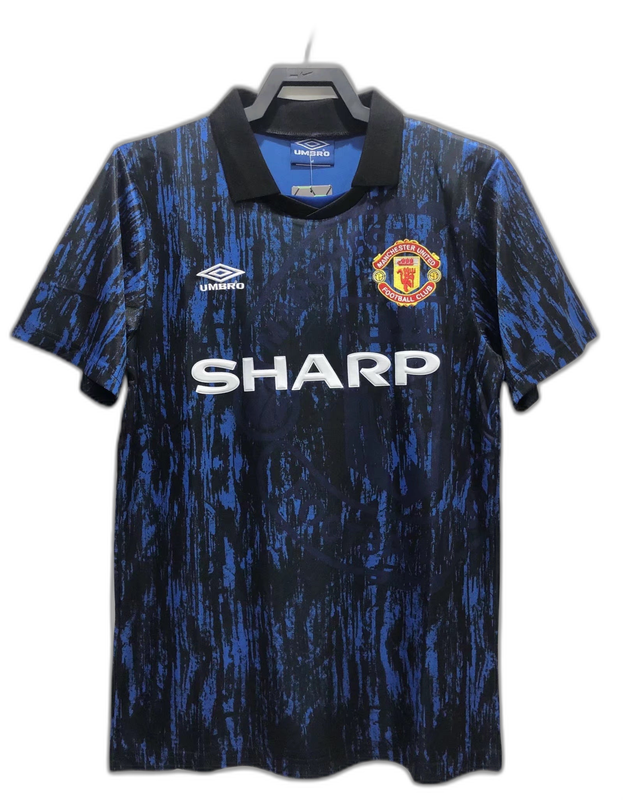 Camiseta Manchester United Edición Azul 1993 - Versión Retro