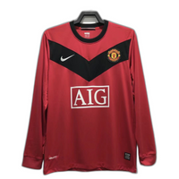Manchester United 2010 I Maglia Home - Versione Retrò a Maniche Lunghe