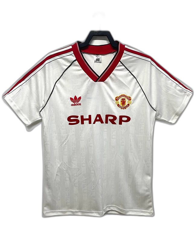 Camiseta de la segunda equipación del Manchester United 88/90 - Versión retro