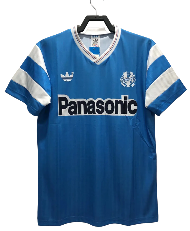 Camiseta Versión Retro Marsella 1990 Edición Azul