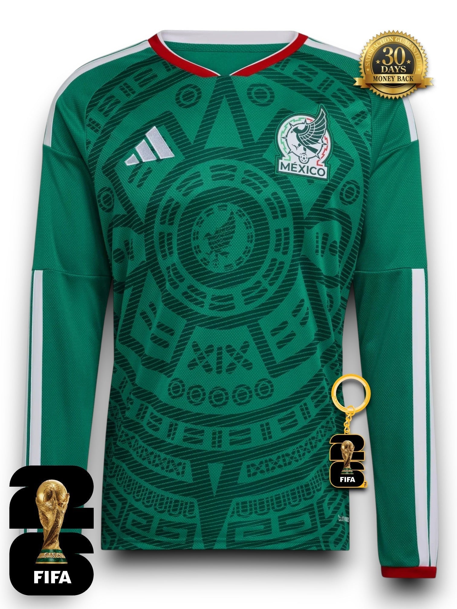 Maglia Messico Mondiali 2026 - Manica Lunga