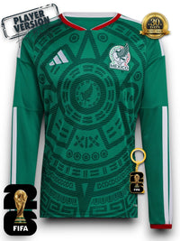 Messico Coppa del Mondo 2026 Maglia Versione Giocatore - Manica Lunga