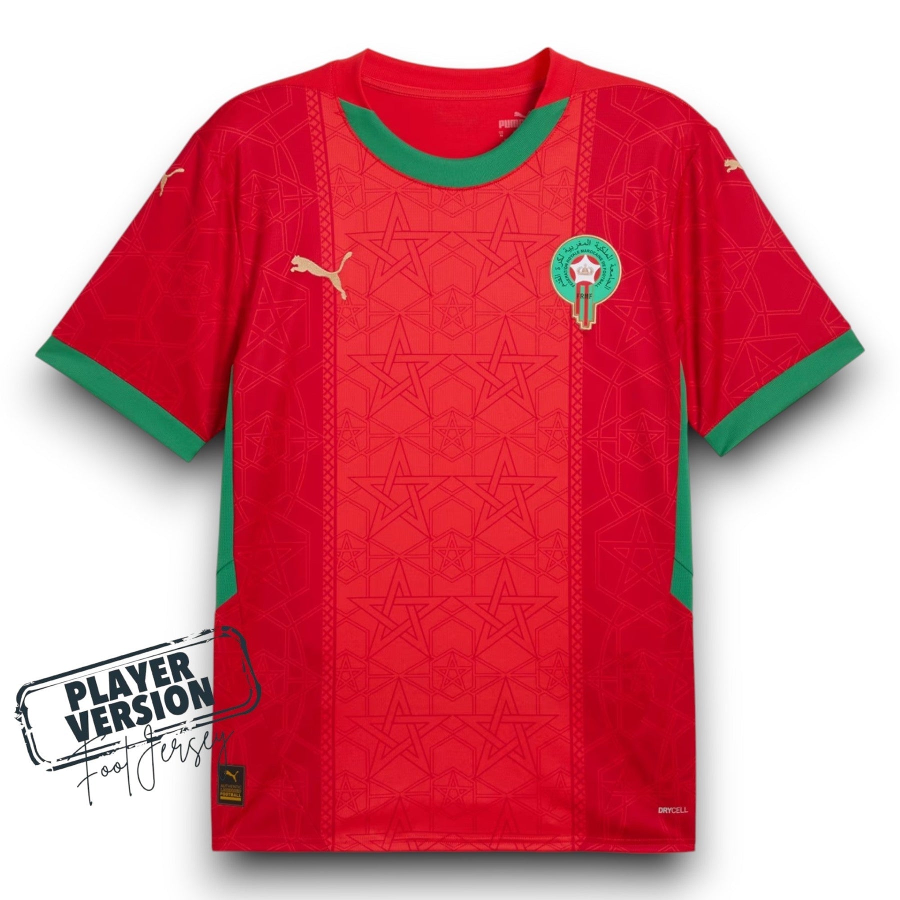 Maglia Casa Marocco 2025 - Versione Giocatore