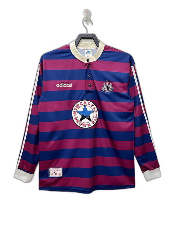 Camiseta Newcastle United 95/97 II Visitante - Versión Retro Manga Larga