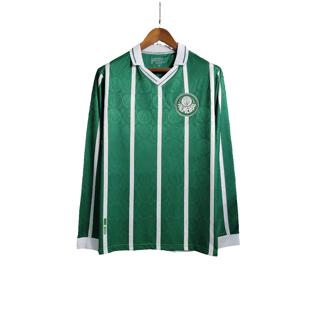 Palmeiras 1993 I Maglia Home - Versione retrò a maniche lunghe