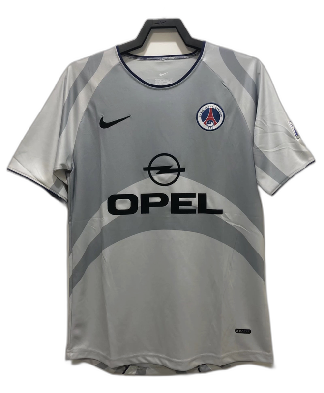 Camiseta Gris Paris Saint-Germain (PSG) 2001 - Versión Retro