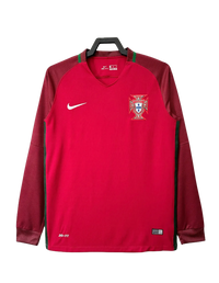 Portogallo 2016 I Maglia Home - Versione retrò a maniche lunghe
