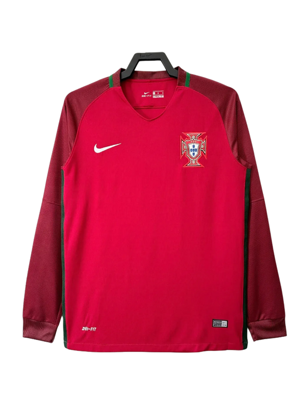 Portogallo 2016 I Maglia Home - Versione retrò a maniche lunghe