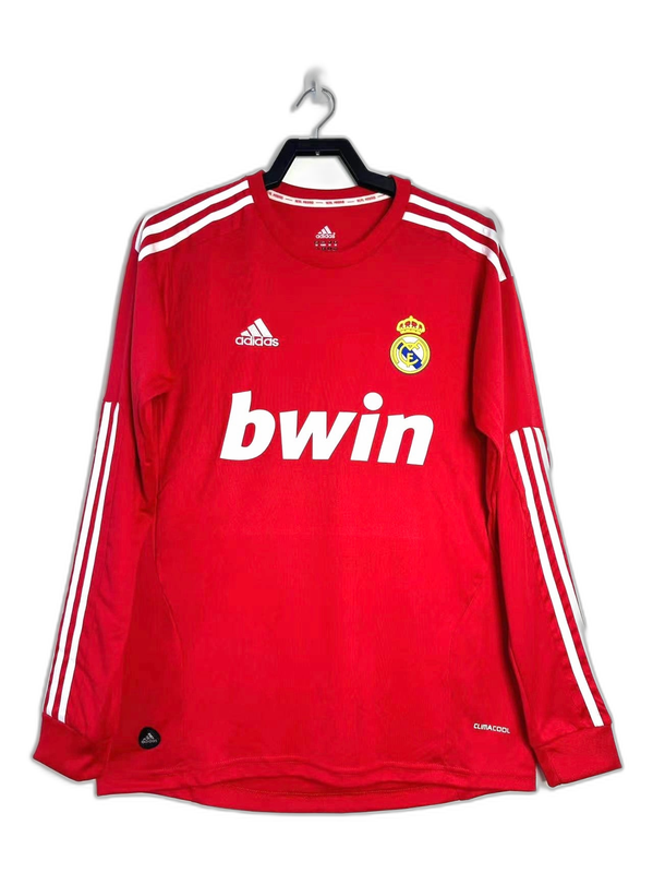 Camiseta de Visitante Real Madrid 11/12 II - Versión Retro Manga Larga
