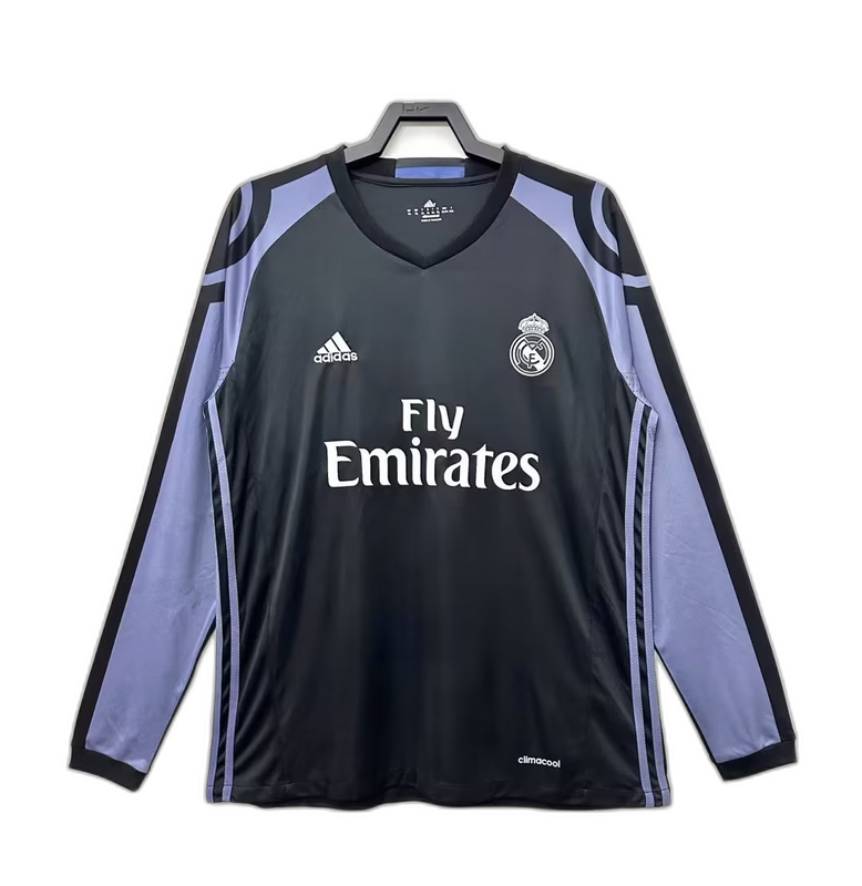 Camiseta Real Madrid 16/17 III Tercera Equipación - Versión Retro Manga Larga