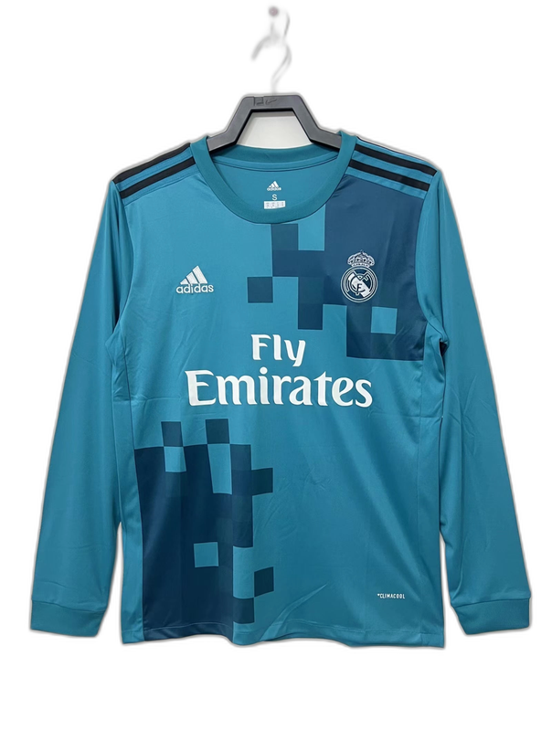 Real Madrid 17/18 III Tercera Camiseta - Versión Retro Manga Larga