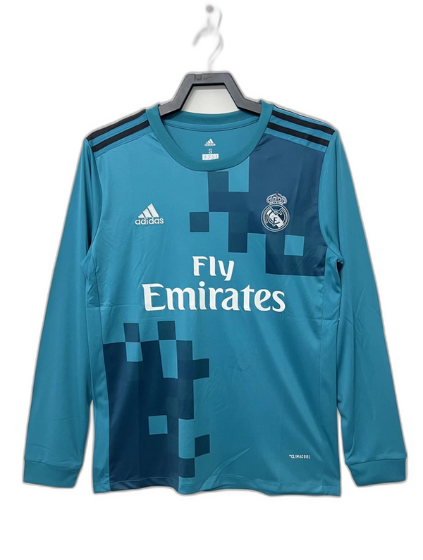 Real Madrid 17/18 III Tercera Camiseta - Versión Retro Manga Larga