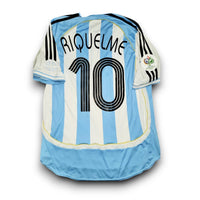 RIQUELME #10 Argentina Maglia Home Retrò 2006