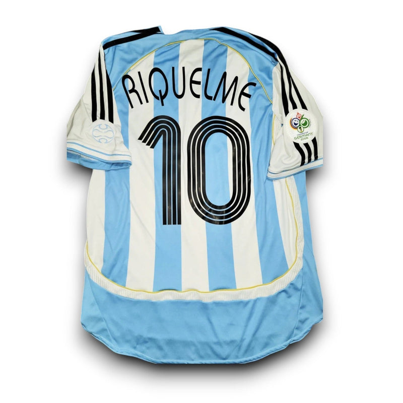 RIQUELME #10 Argentina Retro Camiseta Titular 2006