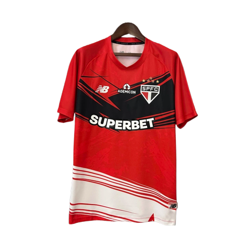 Maglia da Allenamento São Paulo 25/26 - Rossa - Versione per i tifosi