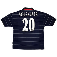 SOLKSJAER #20 Manchester United Maglia Retrò Trasferta 1999/00