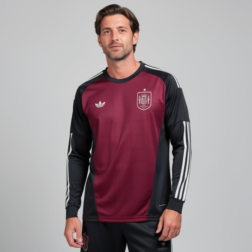 Spain WC 2026 Goalkeeper Long Sleeve Fan Version