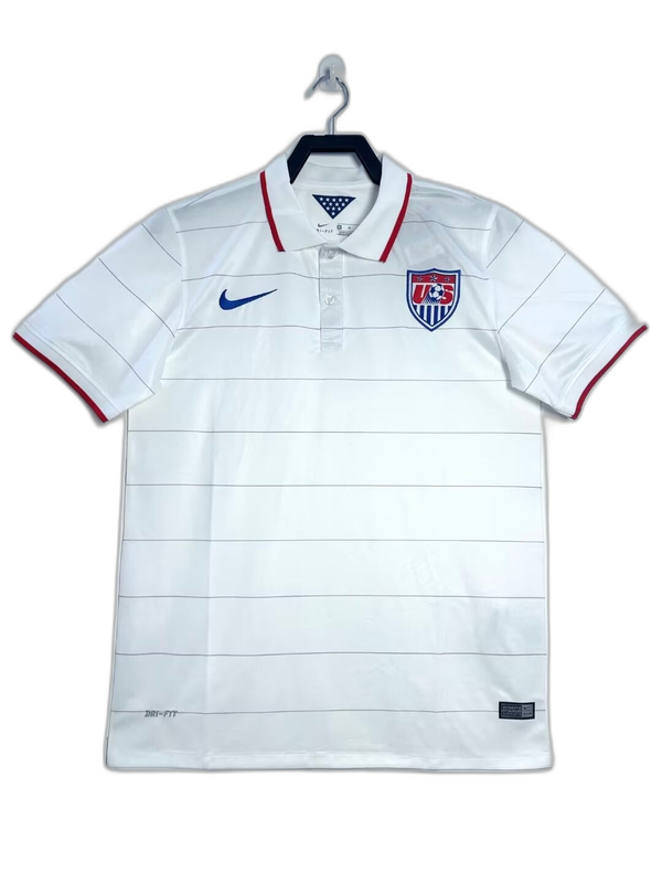 Camiseta Blanca de EE. UU. 2014 - Versión Retro
