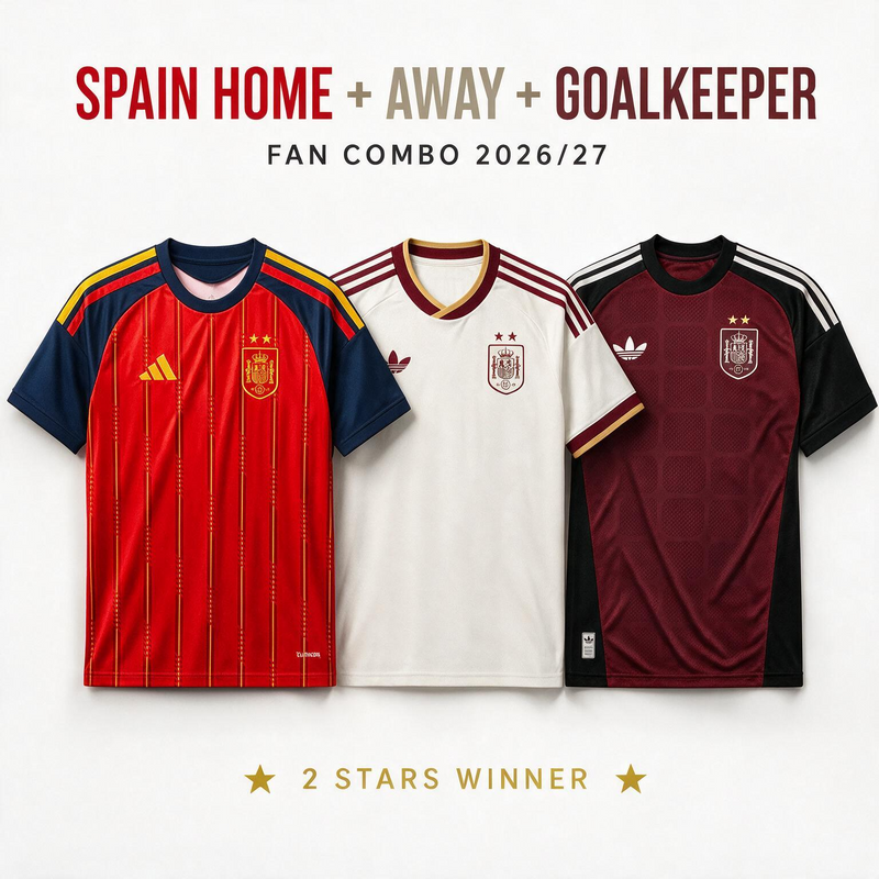 Winner COMBO Spain WC 2026 - Home, Away and Goalkeeper